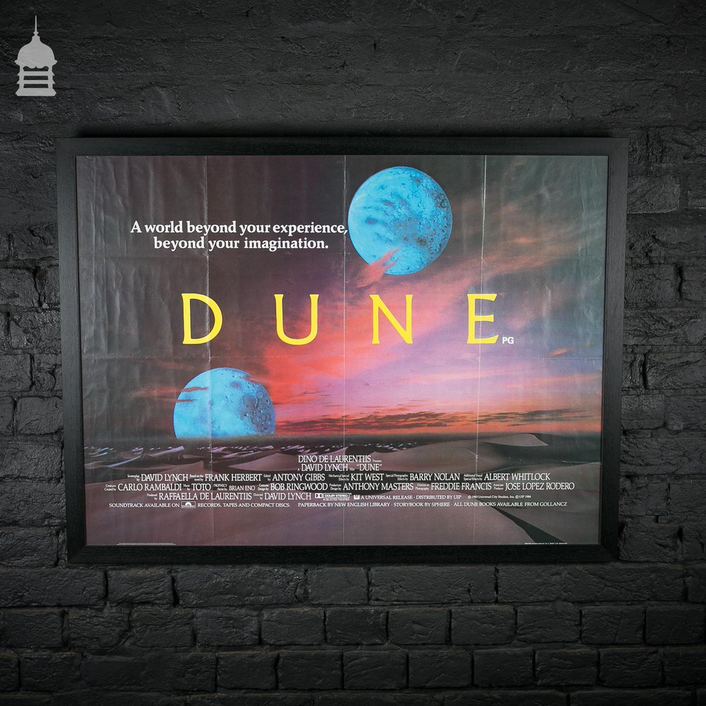 Original ‘DUNE’ Quad Movie Poster in Black Frame