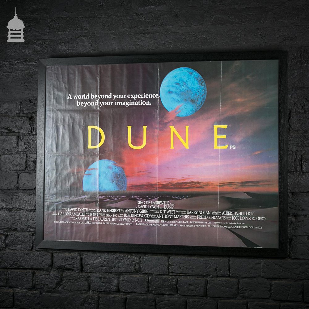 Original ‘DUNE’ Quad Movie Poster in Black Frame