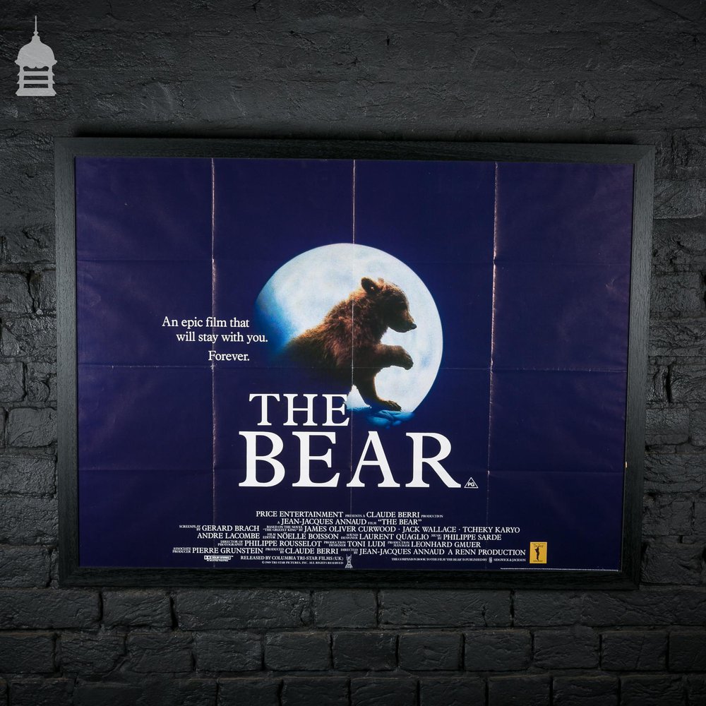 Framed Original ‘THE BEAR’ Quad Movie Poster