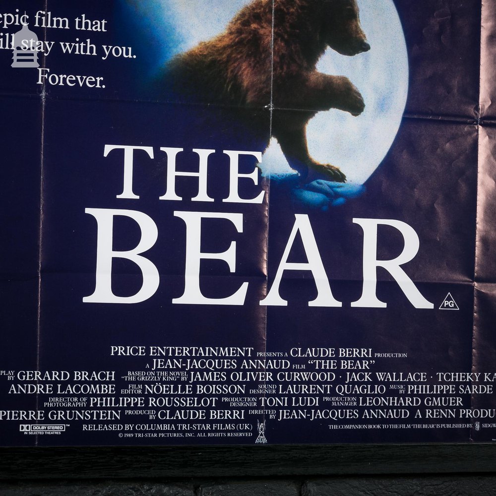 Framed Original ‘THE BEAR’ Quad Movie Poster