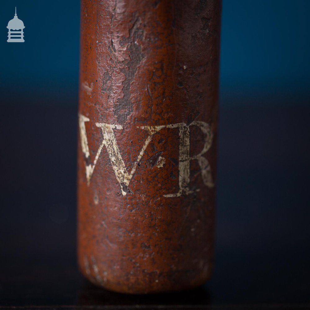 Rare Crested Georgian Truncheon Dated 1831 from Little Fransham with W.R IIII Monogram