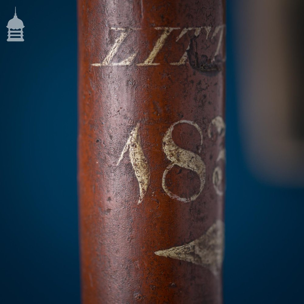 Rare Crested Georgian Truncheon Dated 1831 from Little Fransham with W.R IIII Monogram