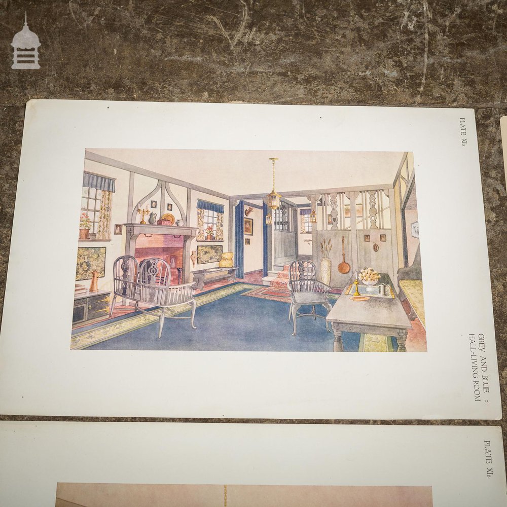 R. Gouldburn Lovell Home Interiors A Practical Work on Colour Decoration and Furnishing sections Two, Three, Four and Five