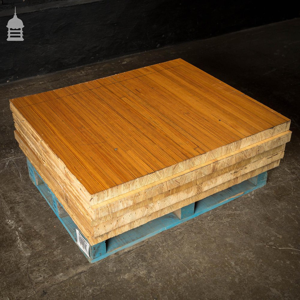 Reclaimed Pitch Pine Bowling Alley Section