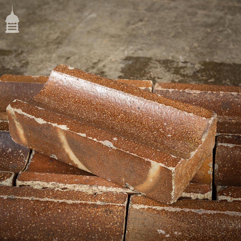 Batch of 96 Brown Salt Glazed Gully Drain Bricks