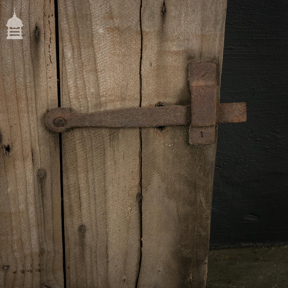 Small Pine Ledged & Braced Barn Hatch Door