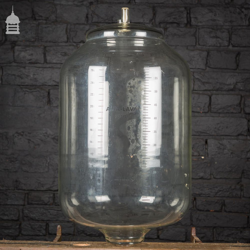 Set of 10 Industrial Glass Measuring Cylinders