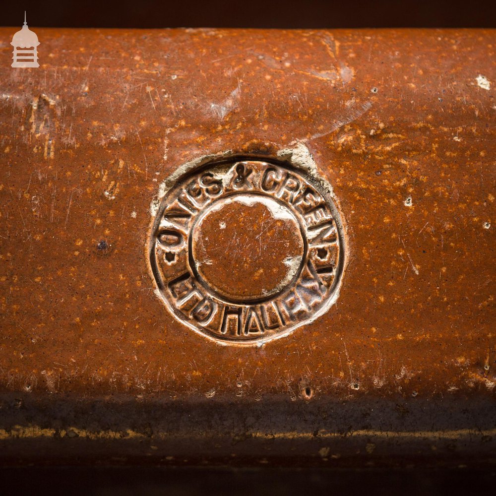 Large Victorian Salt Glaze Orange Peel Ceramic Trough Sink by Oats & Green LTD Halifax DUPLICATE NAME 5