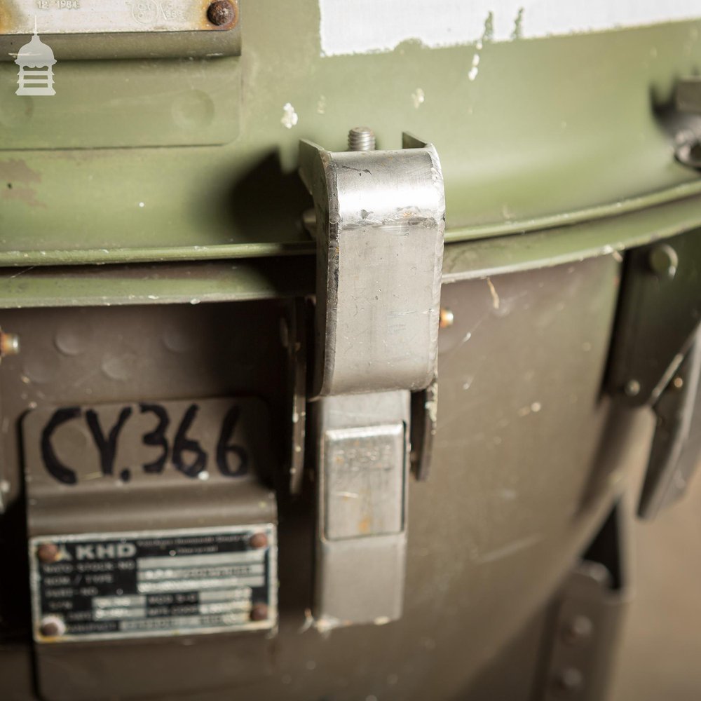Industrial Aluminium Ex RAF Shipping Capsule Military Storage Crate Trough