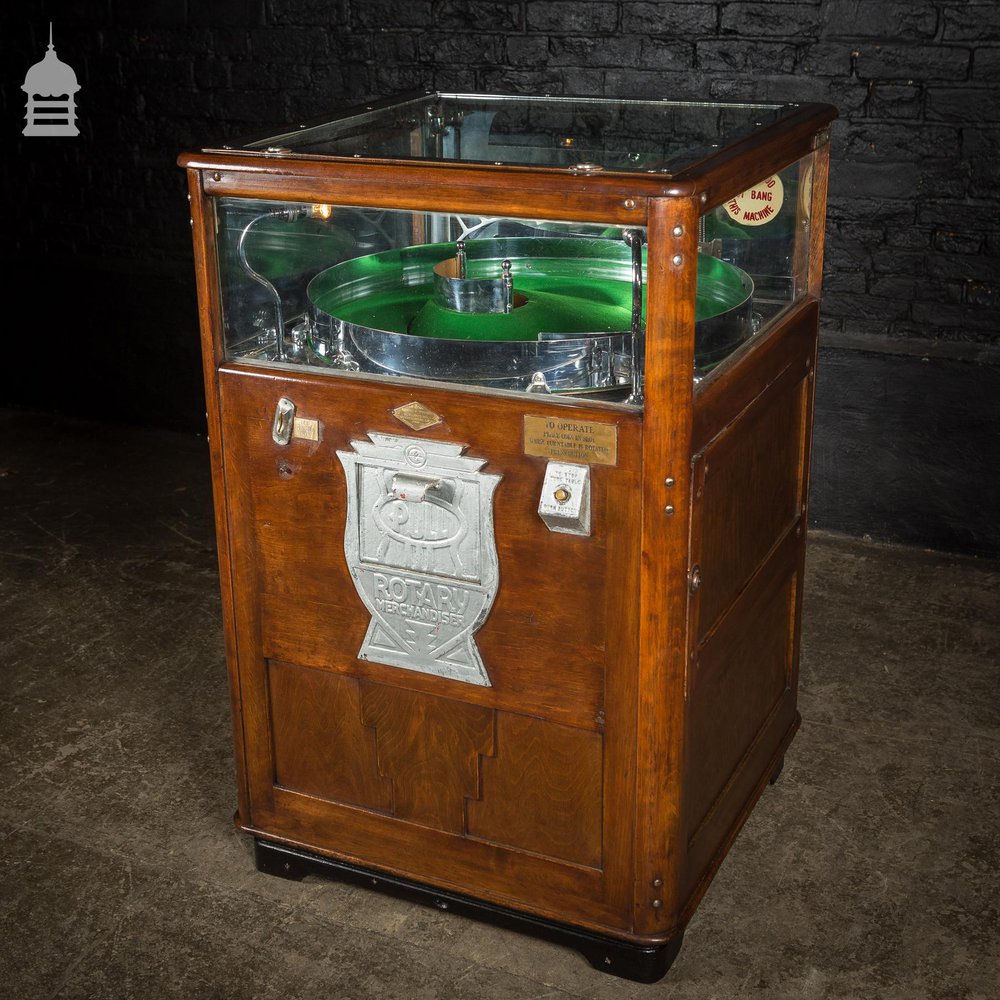 Restored 1930s Art Deco Rotary Merchandiser Arcade Machine