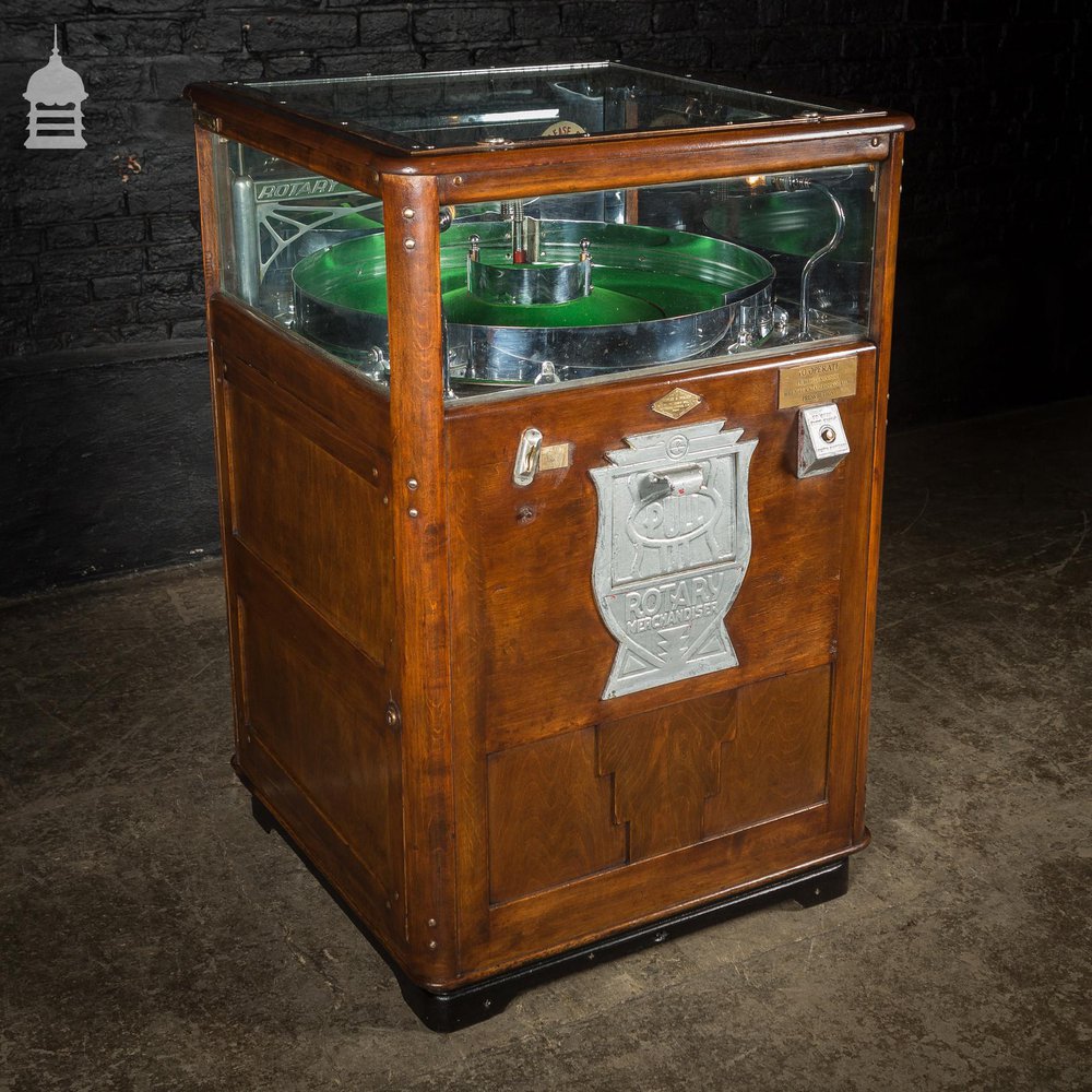 Restored 1930s Art Deco Rotary Merchandiser Arcade Machine