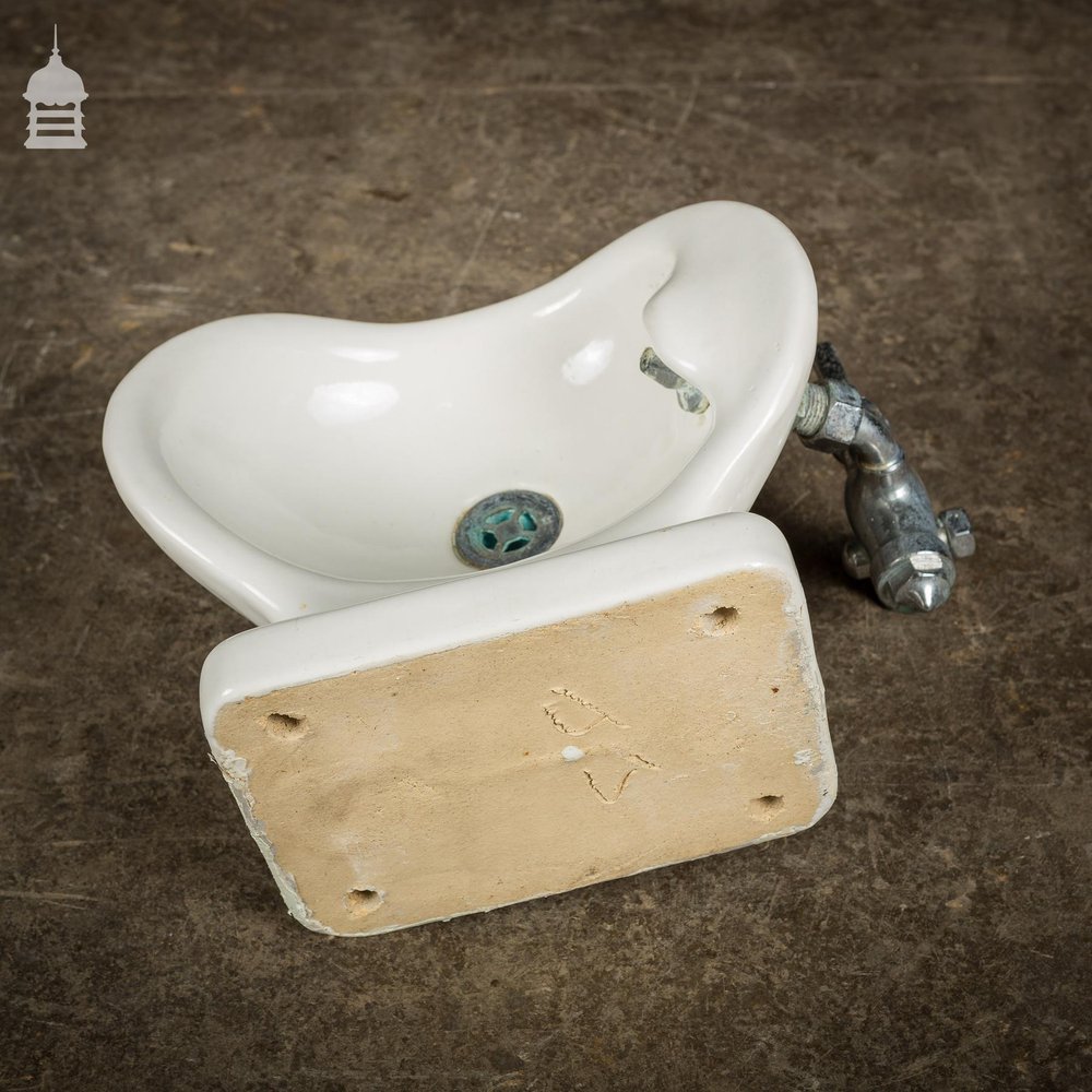 Reclaimed Wall Mounted Ceramic Drinking Fountain