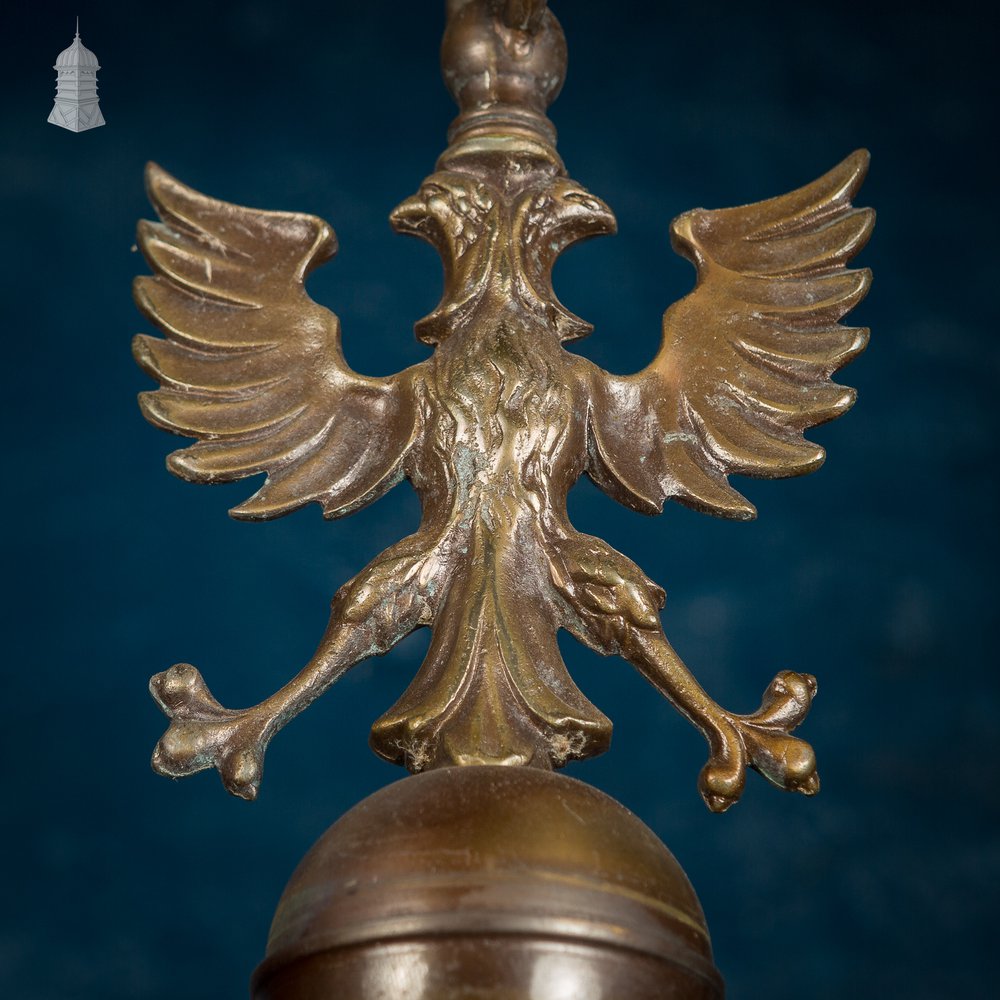 Vintage Alloy Flemish Eagle Chandelier Candelabra