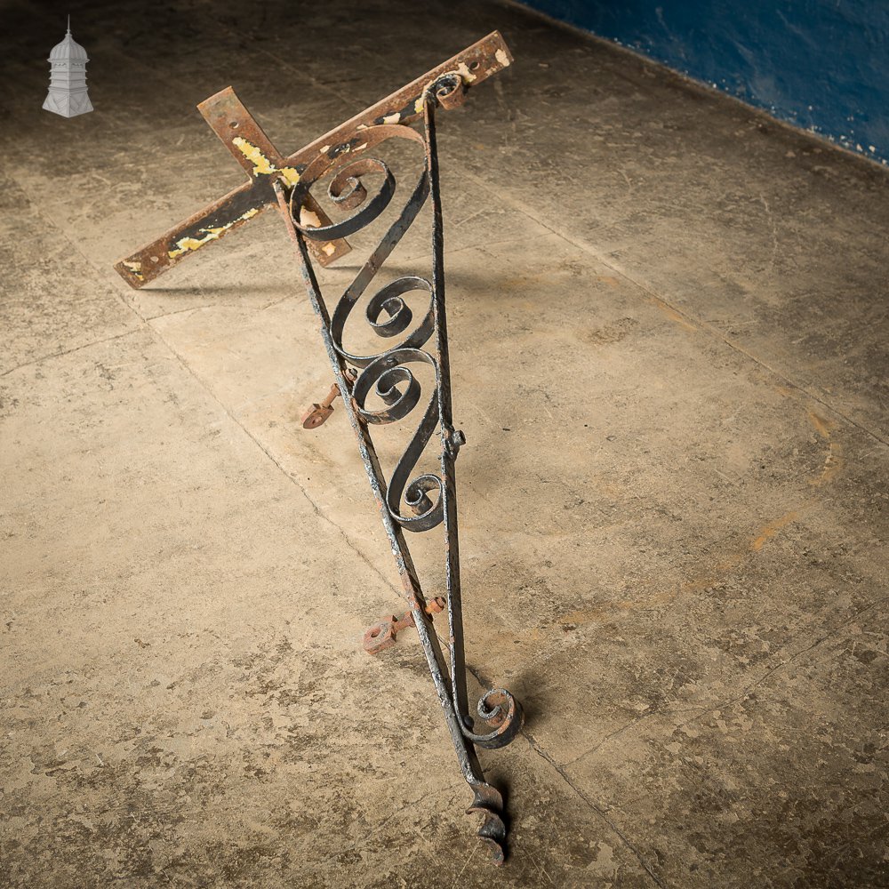 19th C Wrought Iron Sign Hanger