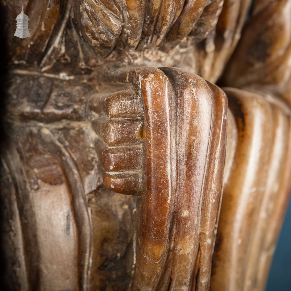 Carved Onyx Oriental Figure