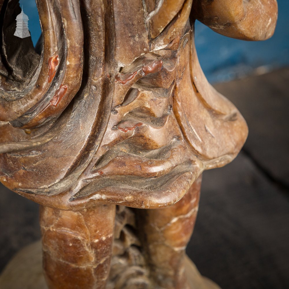 Carved Onyx Oriental Figure