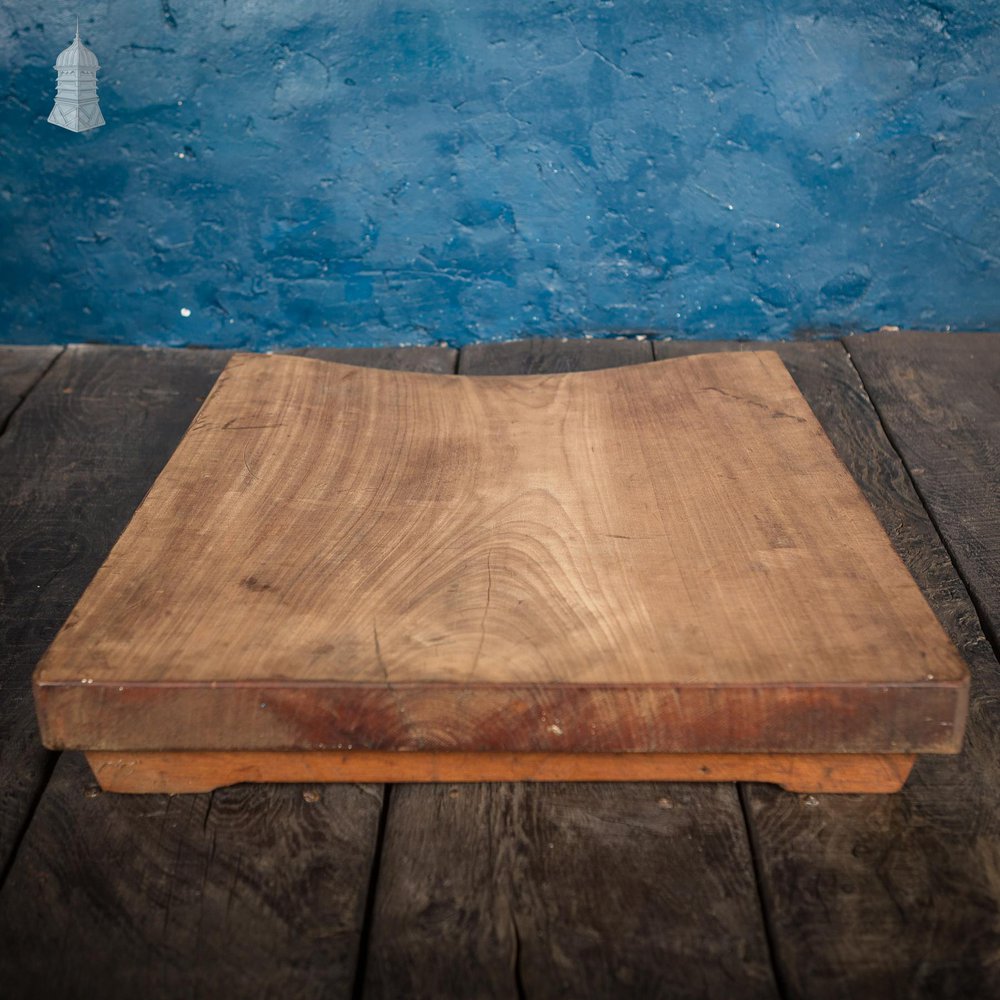 NR50721: 20th C Mahogany Wooden Single Plank Belfast Butler Draining Board