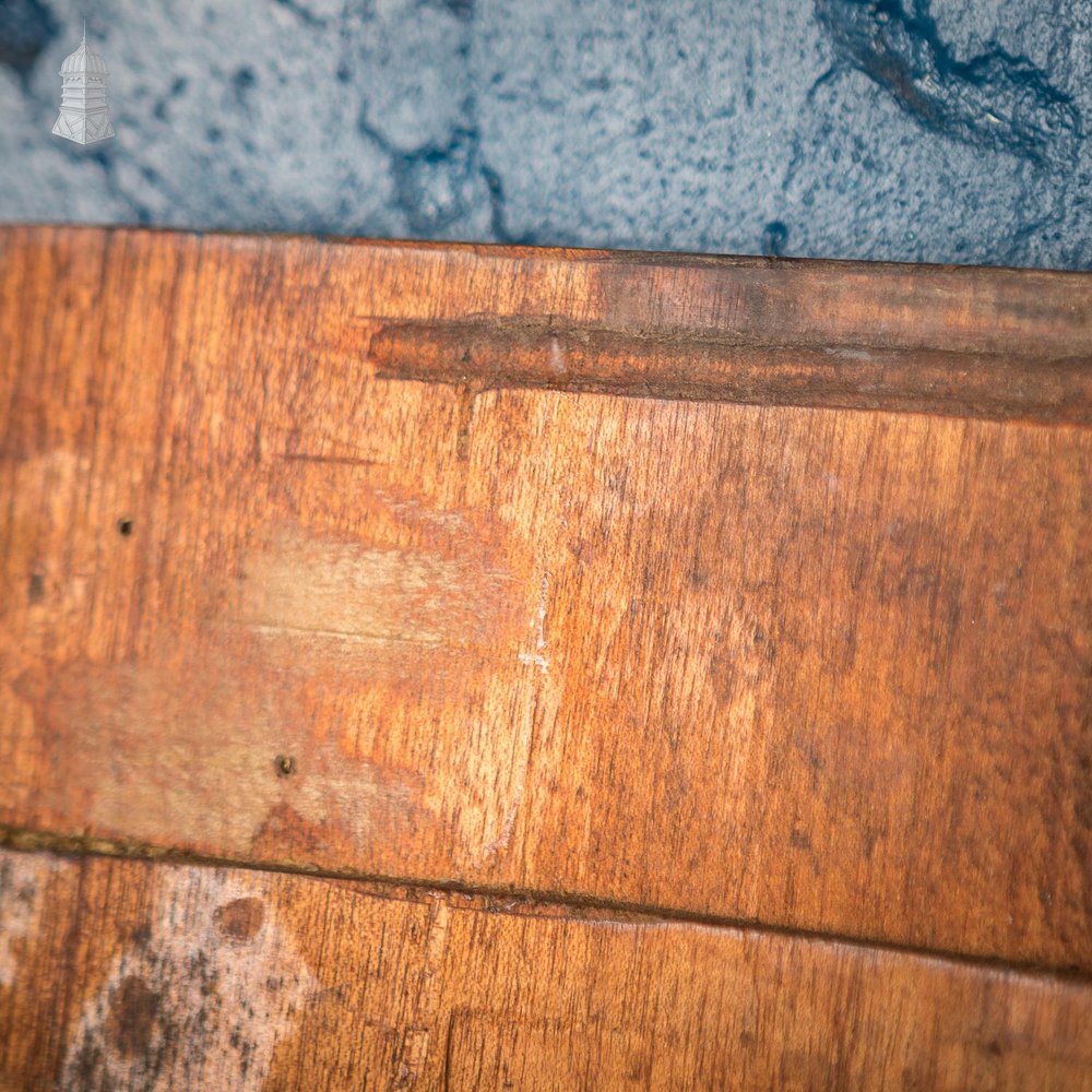 NR50721: 20th C Mahogany Wooden Single Plank Belfast Butler Draining Board