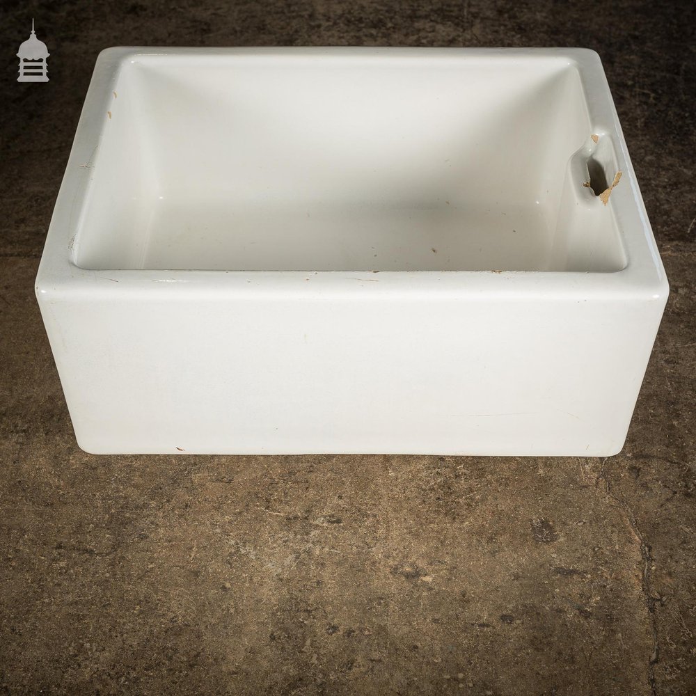 Large White Belfast Sink Marked Southhook 1955