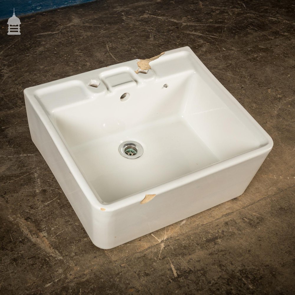 Large White Ceramic Sink