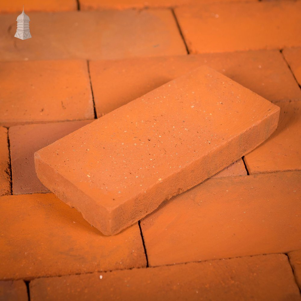 NR59121: Batch of 373 Cut Red Floor Bricks – 8 Square Metres