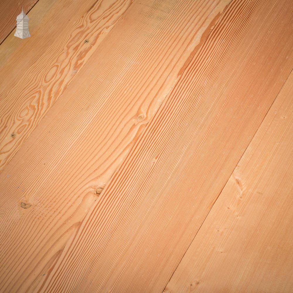 NR59321: Batch of 7.5 Square Metres of 8 Inch Wide Resawn Columbian Pine Floorboards