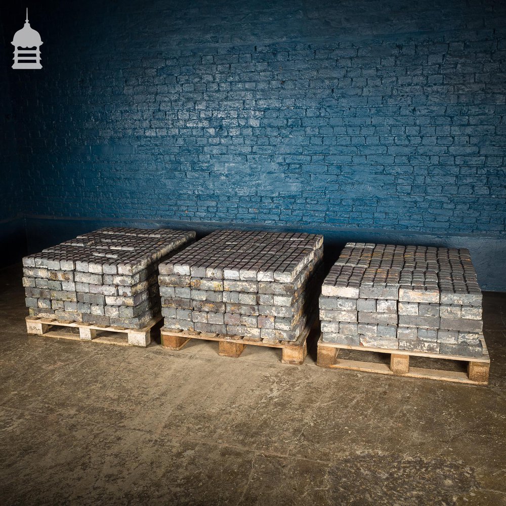 Batch of 680 Staffordshire Blue 6 Block Stable Bricks - 16 Square Metres