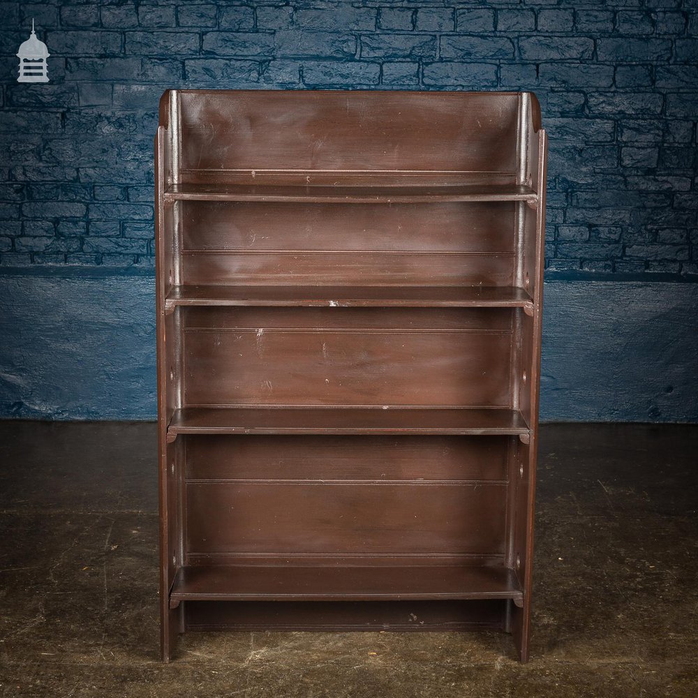 Arts and Crafts Brown Painted Bookshelf