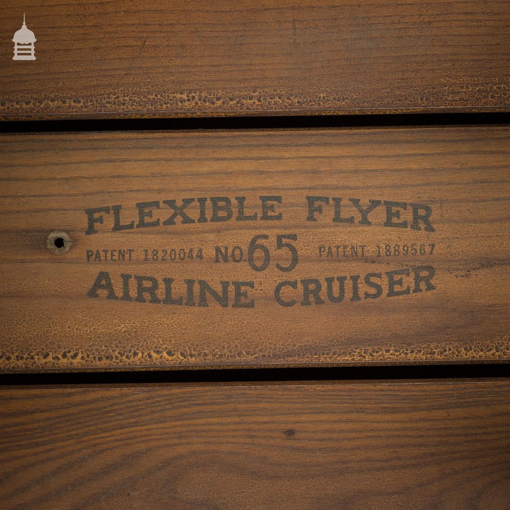 The BIG Flexible Flyer Airline Cruiser Vintage Sledge No.65