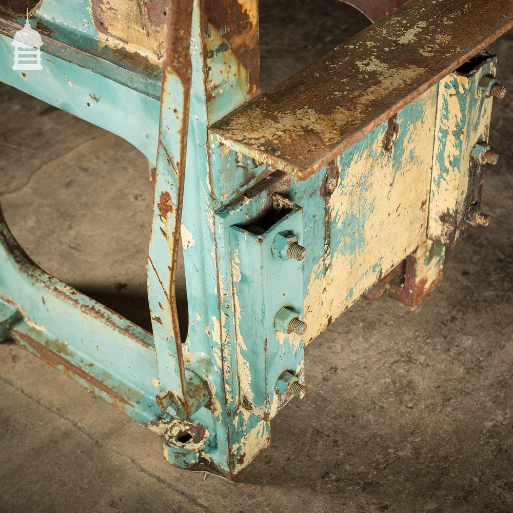 Vintage Cast Iron Industrial Machine Base