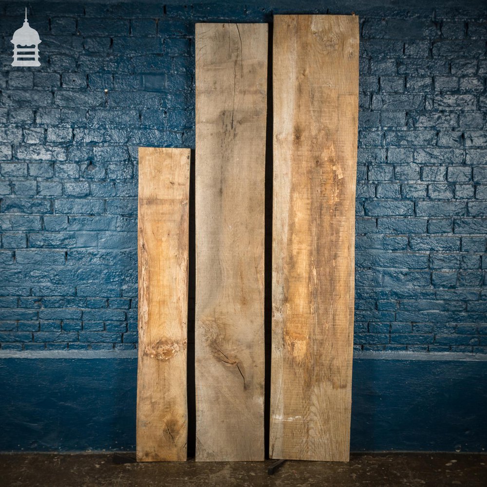 NR42021: Batch of 3 Chunky Seasoned Oak Planks