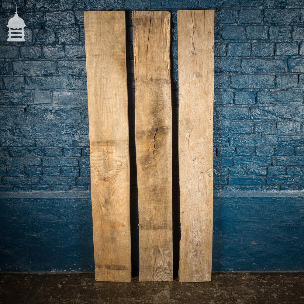 NR42921: Batch of 3 Seasoned Short Oak Planks