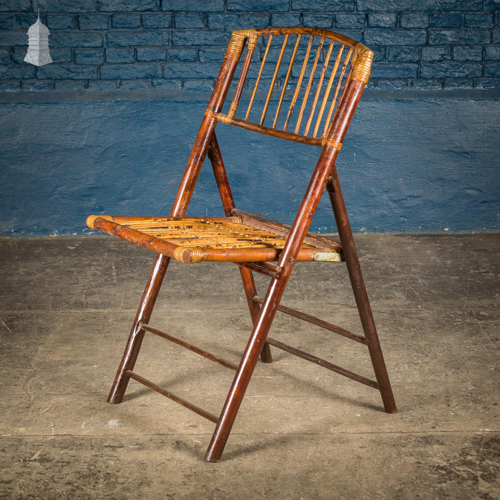 NR46821: 19th C Bamboo Folding Chair