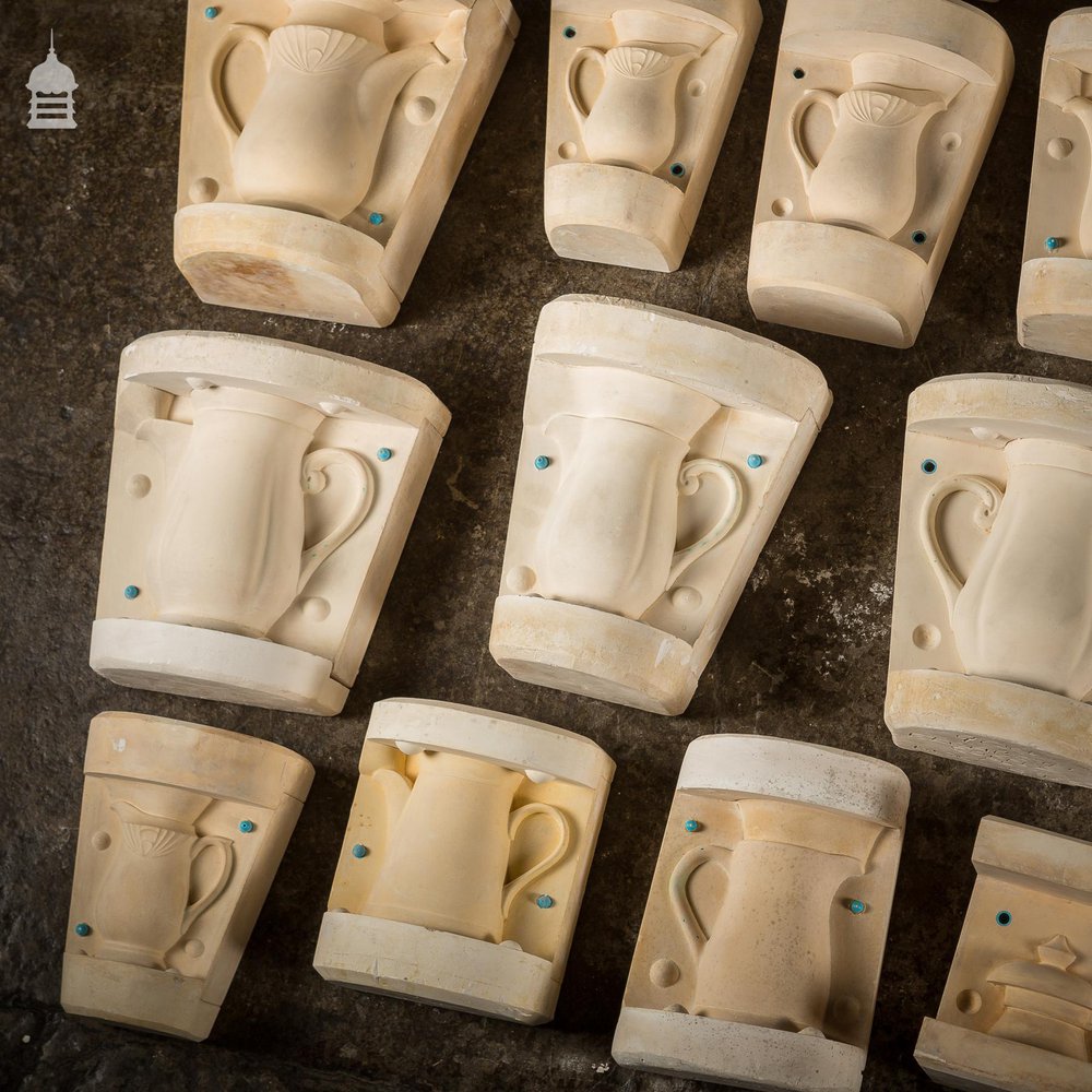 Batch of 50 Vintage Teapot & Vase Pottery Moulds  DUPLICATE NAME 1