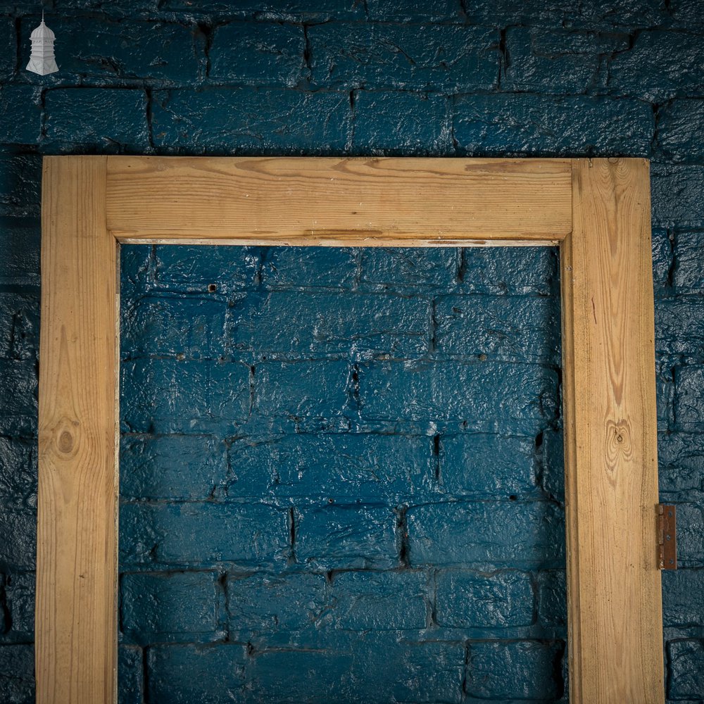 Half Glazed Door, 19th C Pine 3 Panel