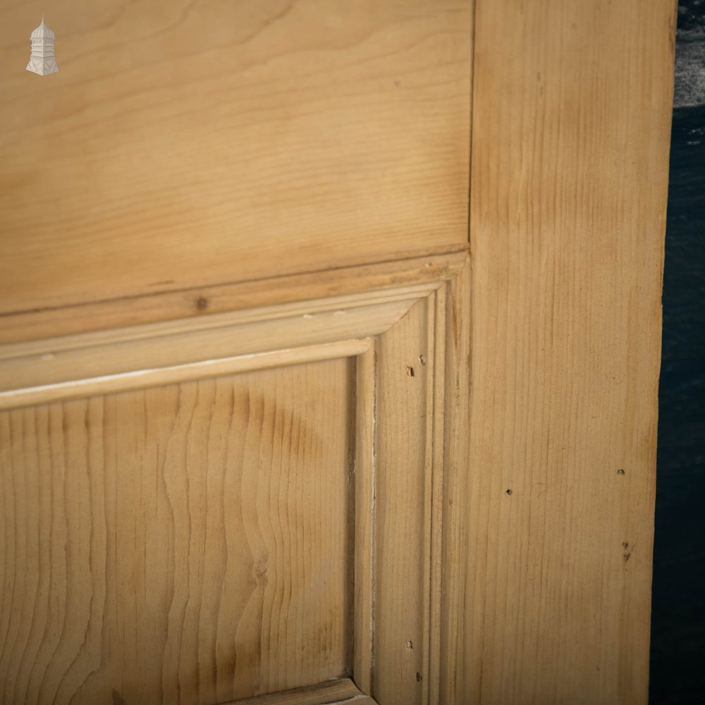Pine Paneled Door, Victorian 4 Panel mouldings
