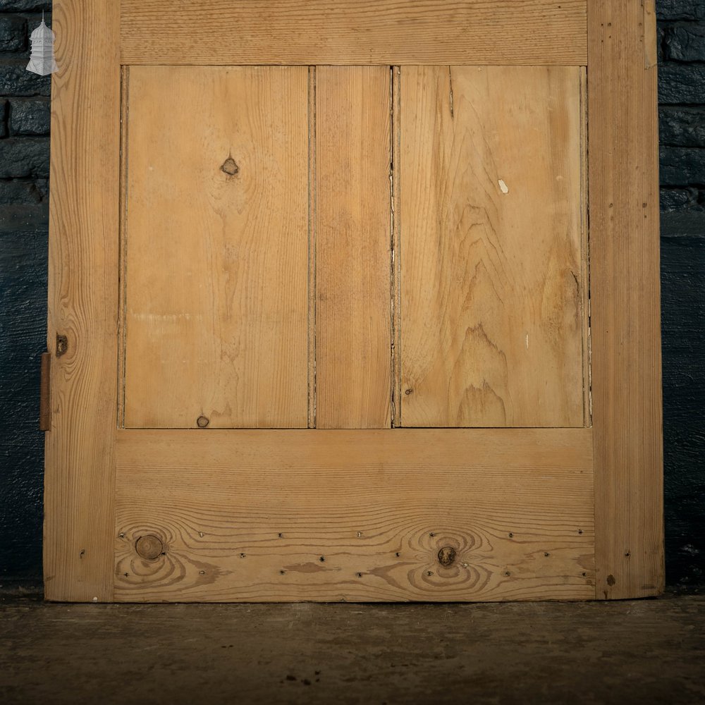 Glazed Pine Door, Victorian 5 Panel