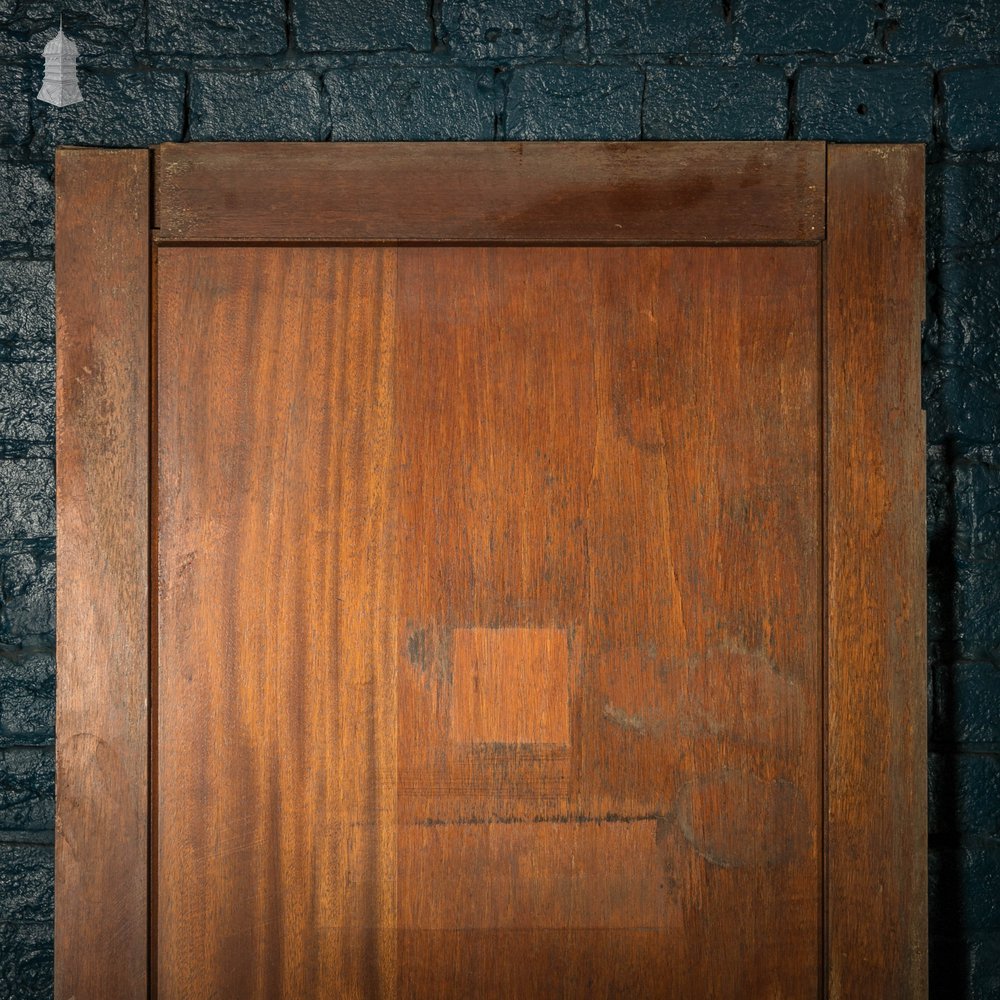 Mahogany Paneled Doors, 2 Panel, Set of 4