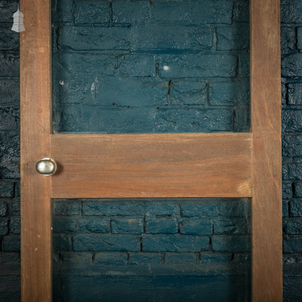 Glazed Mahogany Door, 2 Panel