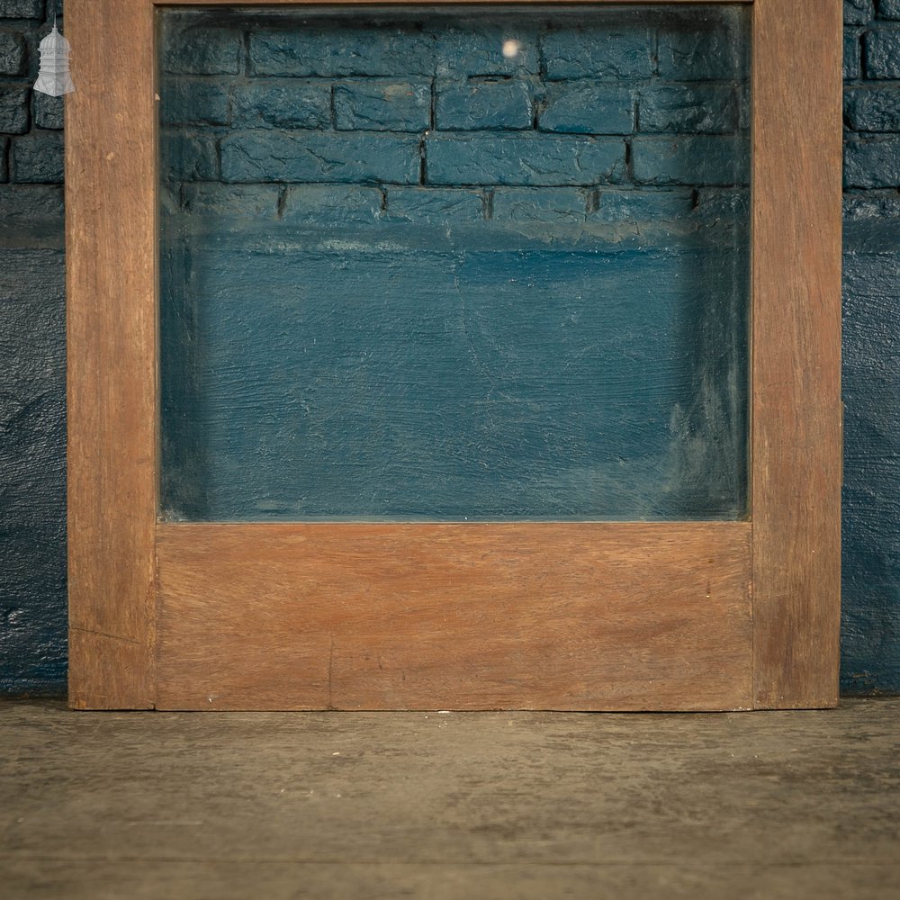Glazed Mahogany Door, 2 Panel