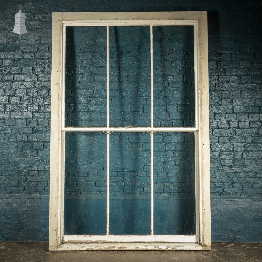 Hardwood Sliding Sash Window, 8ft high, Edwardian