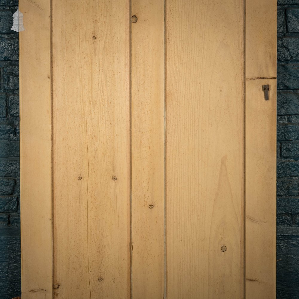 Pine Panelled Door, Victorian 2 Panel Cupboard Door