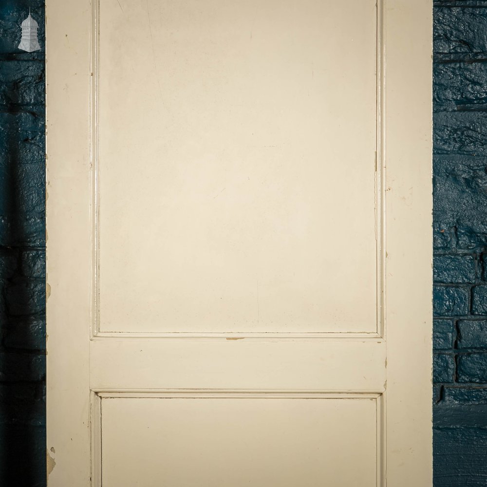 Pine Panelled Doors, Pair of Victorian 2 Panel Cupboard Doors