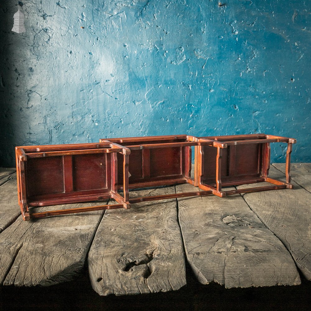 Oriental Multi-Tiered Hardwood Display Stand