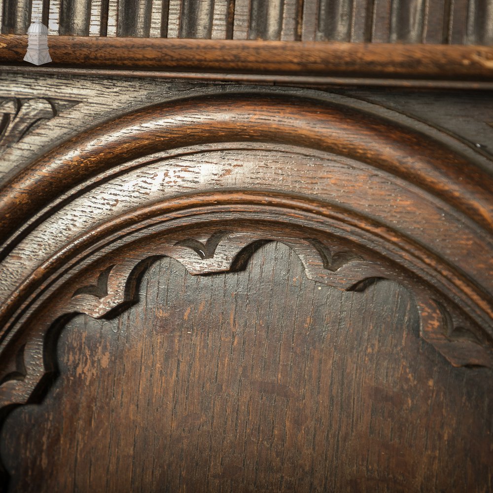 Overmantel Paneling, 17th C Carved Oak