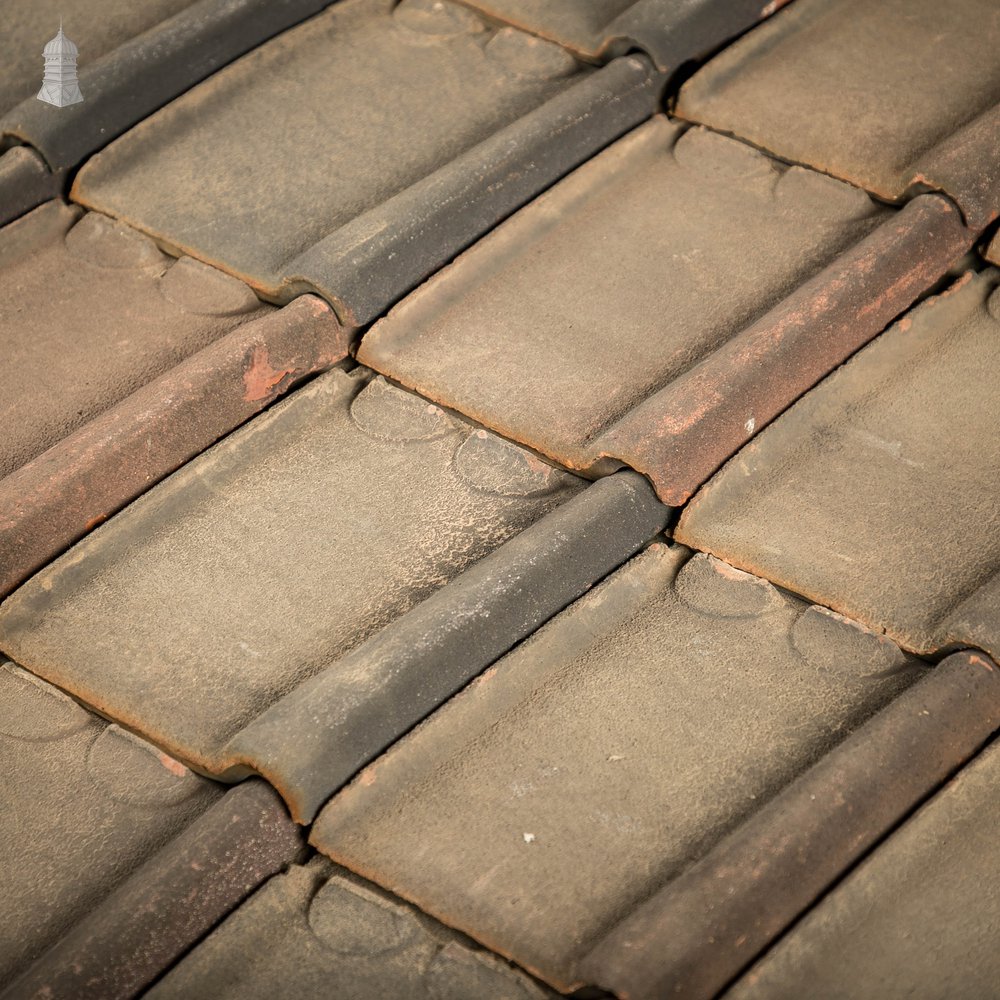 Belgian Pan Tile, Courtrai Roofing Tiles Stamped ACME, Batch of 330