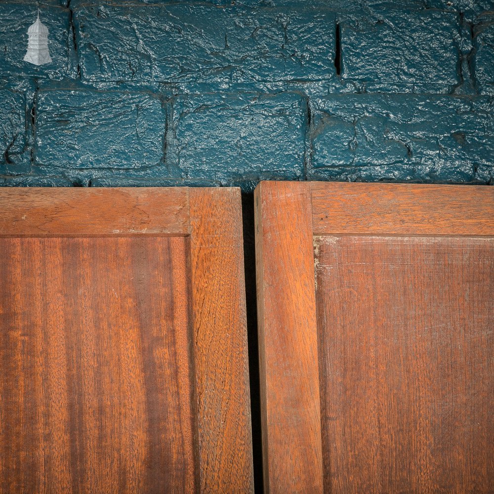 Shaker Style Cupboard Doors, Set of three, two panel Mahogany