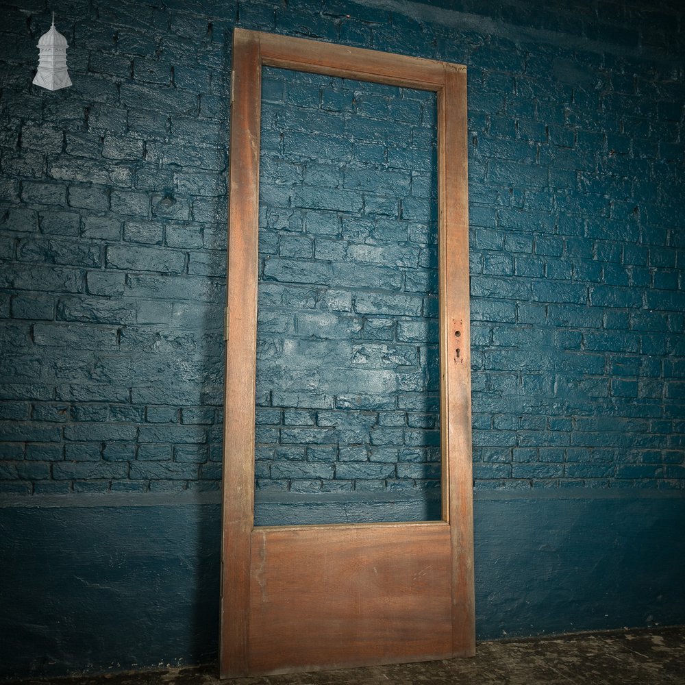 Unglazed Mahogany Door, Early 20th C