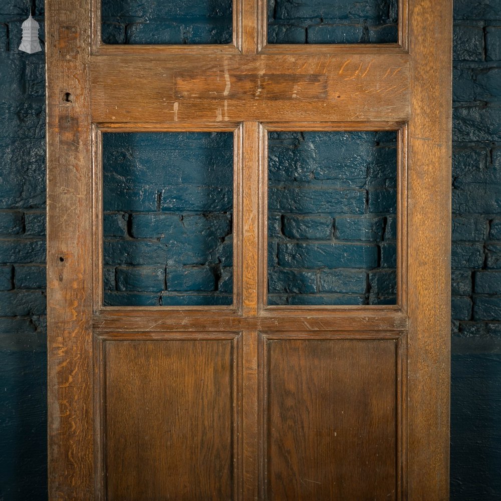 Half Glazed Door, 19th C Mahogany