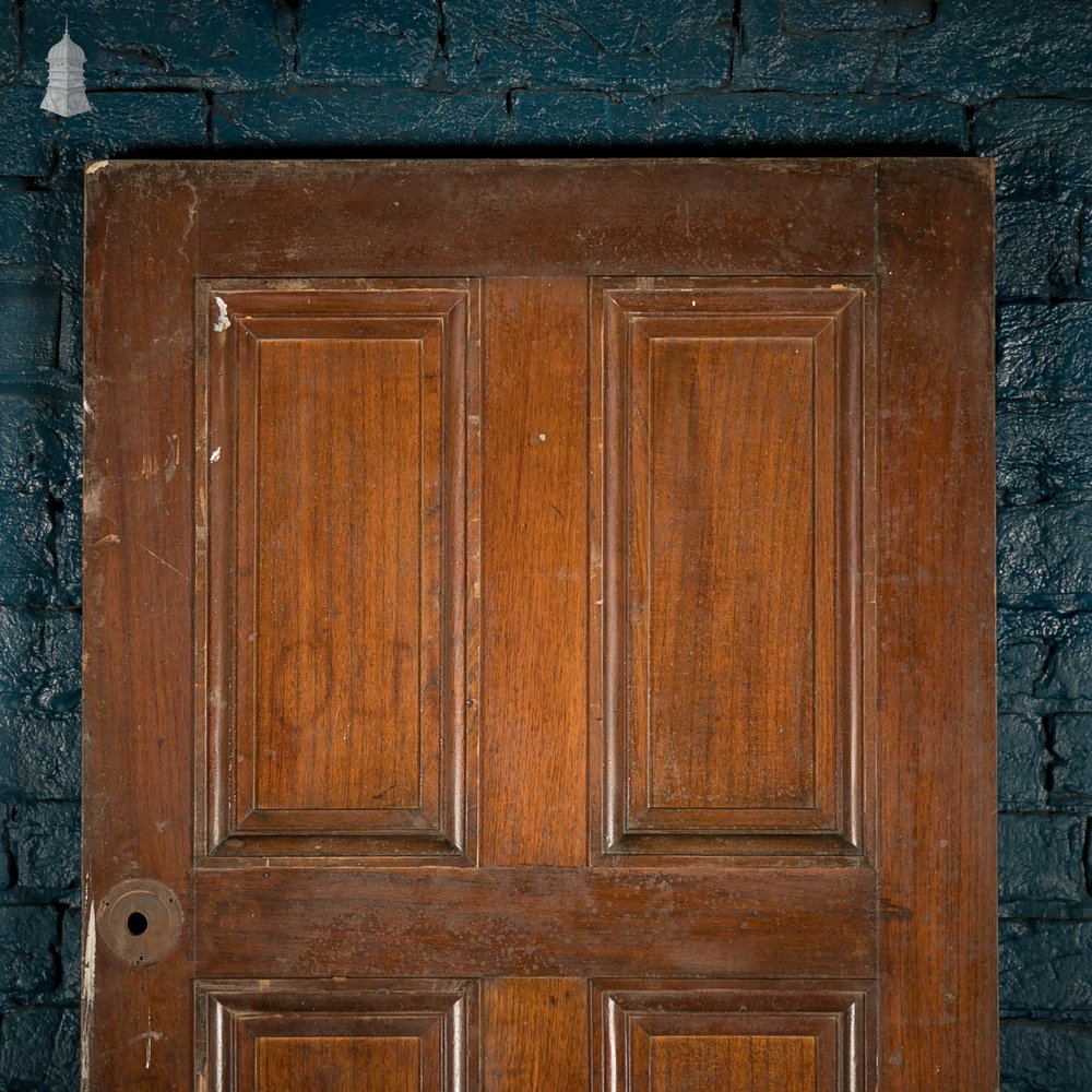 Mahogany Panelled Door, 6 Panel